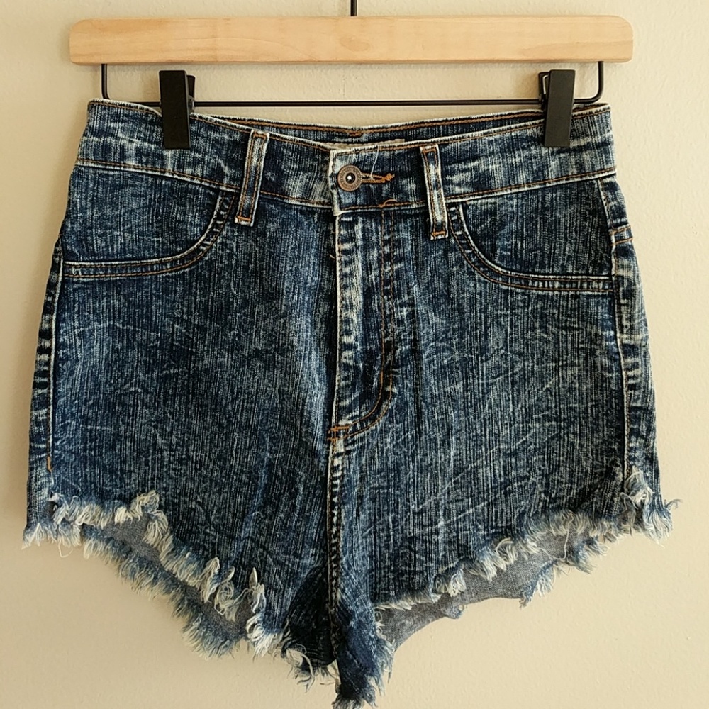 GJG Kim High Rise Short Mineral Wash Dark - L
